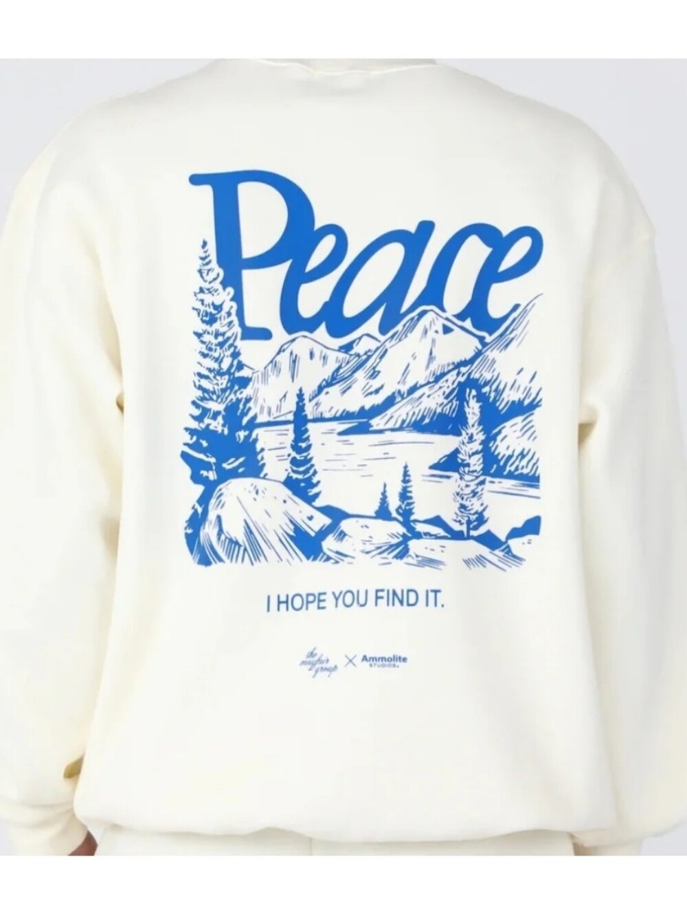 Mayfair x Ammolite Studios Crewneck Mayfair Group Peace I Hope You Find It L/XL